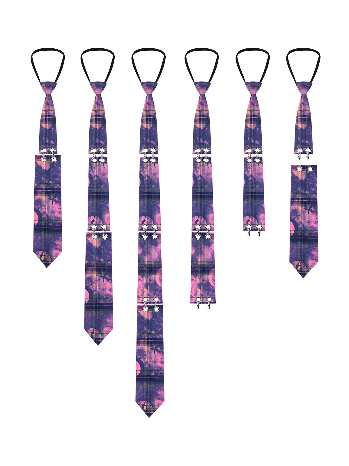 Electric Moon Super Long Tie