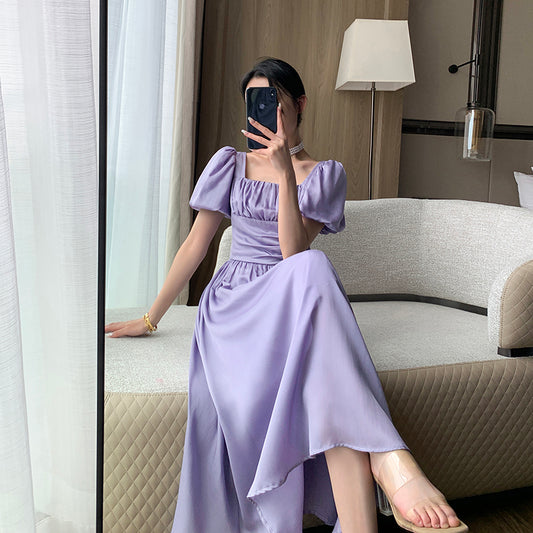 Elegant Purple Long Dress