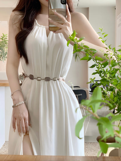 Eternal Beauty Halter Dress