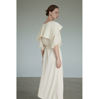 Falda larga francesa minimalista