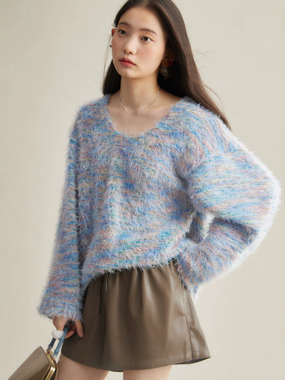 Blue Wind Chime Knitted Top Dress