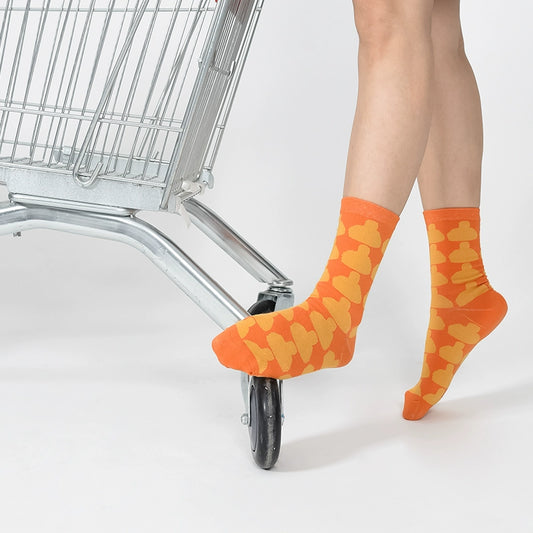 Colorful Pattern Jacquard Cotton Socks for Kids