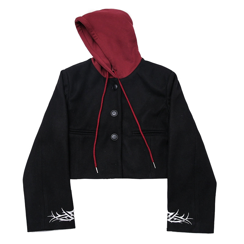 Dean's Embroidered Wool Hoodie [Non-refundable]