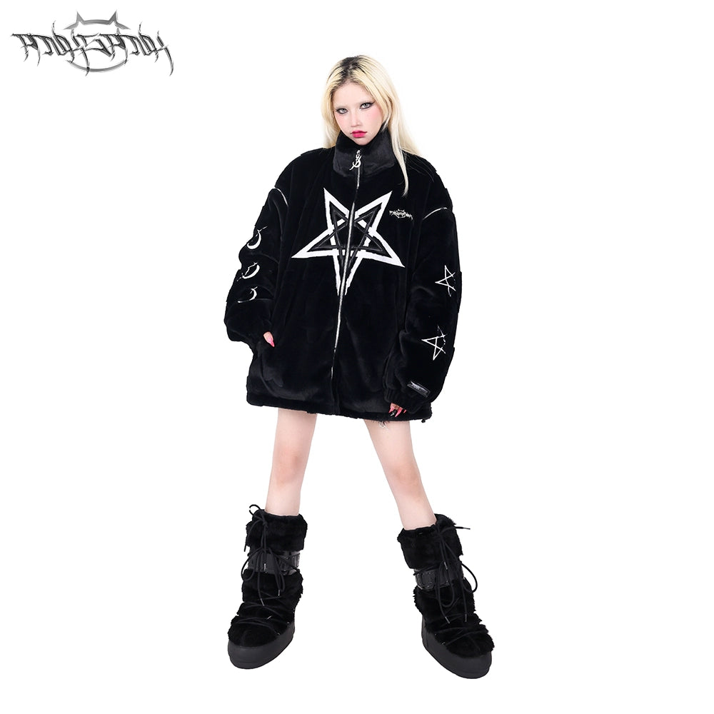 Electric Moon Leather Star Jacket