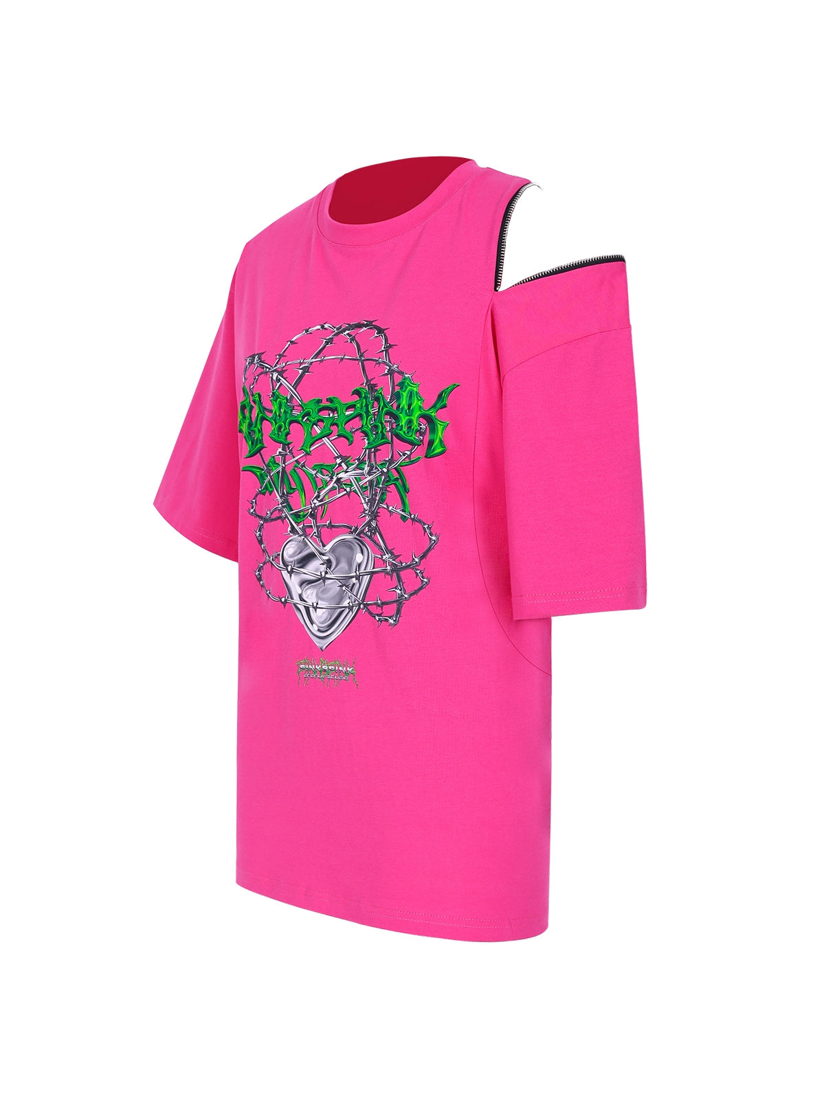 Thorn Heart Print T-shirt