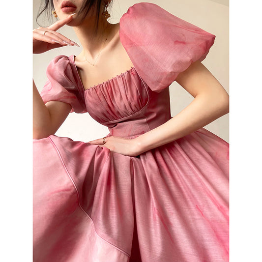 Floral Tea Skirt | Waist Slimming