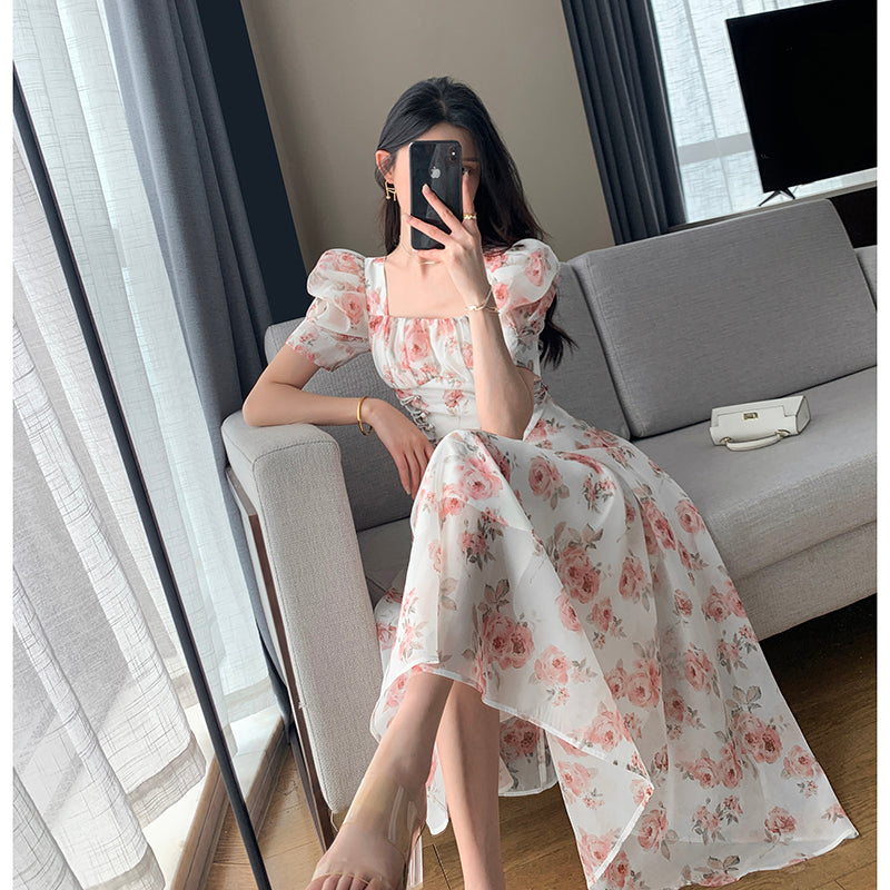 Gentle Flower Long Dress