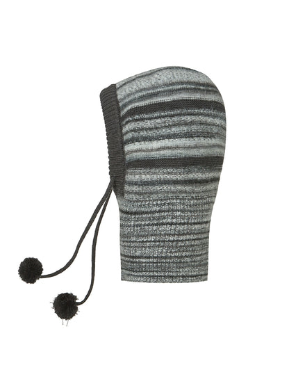 Stripe vintage -Cappello e sciarpa a maglia
