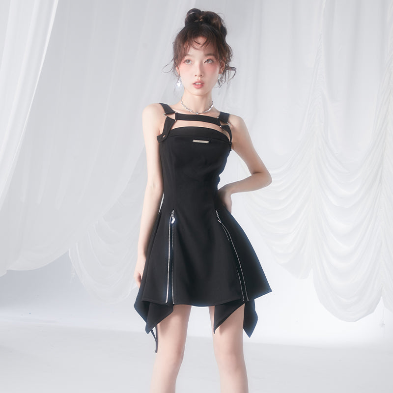 Lava Noir Short Dress