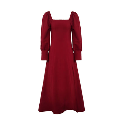 Red Midi Dress - 23 Early Autumn