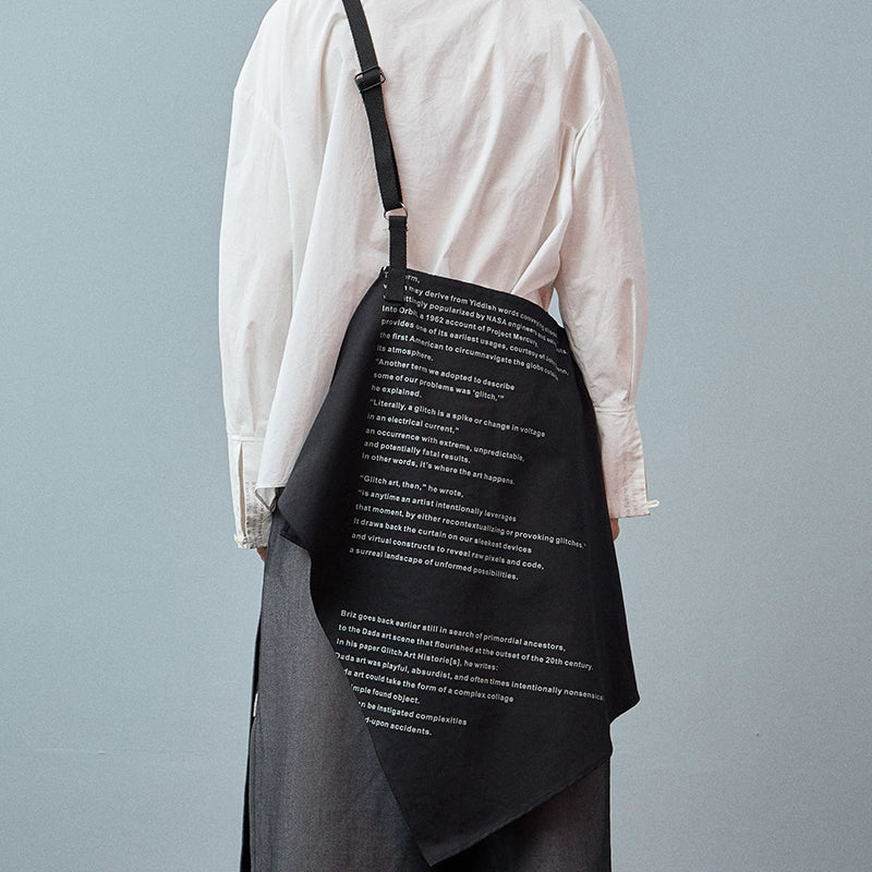 Letter Printed - Trendy Shoulder Bag