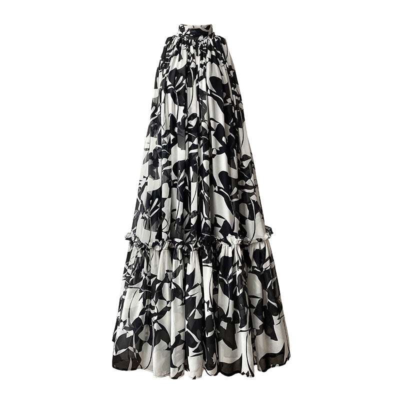 Spring Sleeveless Maxi Skirt