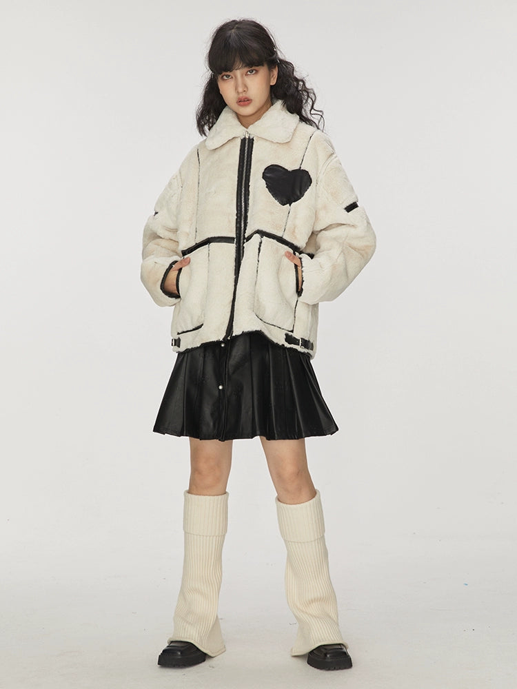 Candy Plush Short Coat