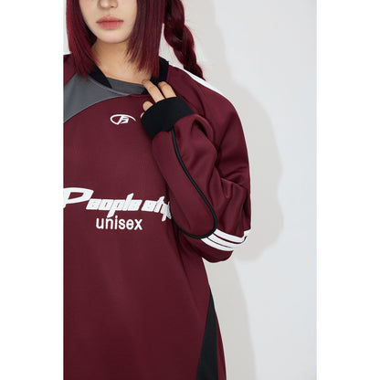 Football Training -Jersey Hoodie