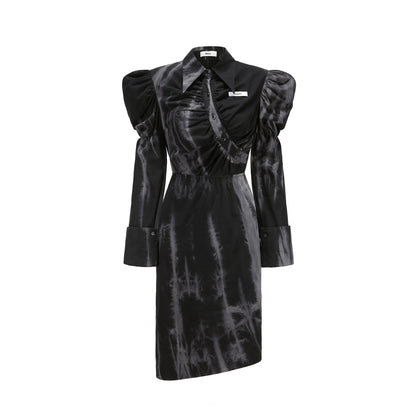 Bubble Sleeve Dress - Ideal for Exhibitions/Dates/Parties