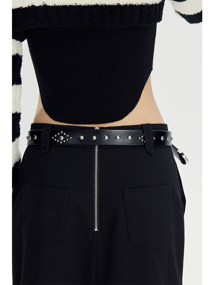 Workwear Chic - High Waist Wrapped Hip Skirt