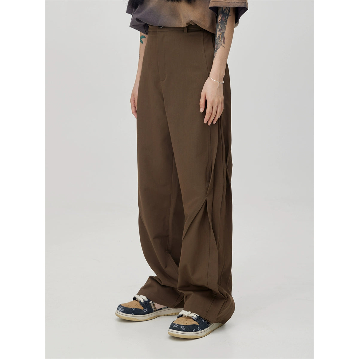 Yamamoto Yoji - Solid Color Stacked Pants