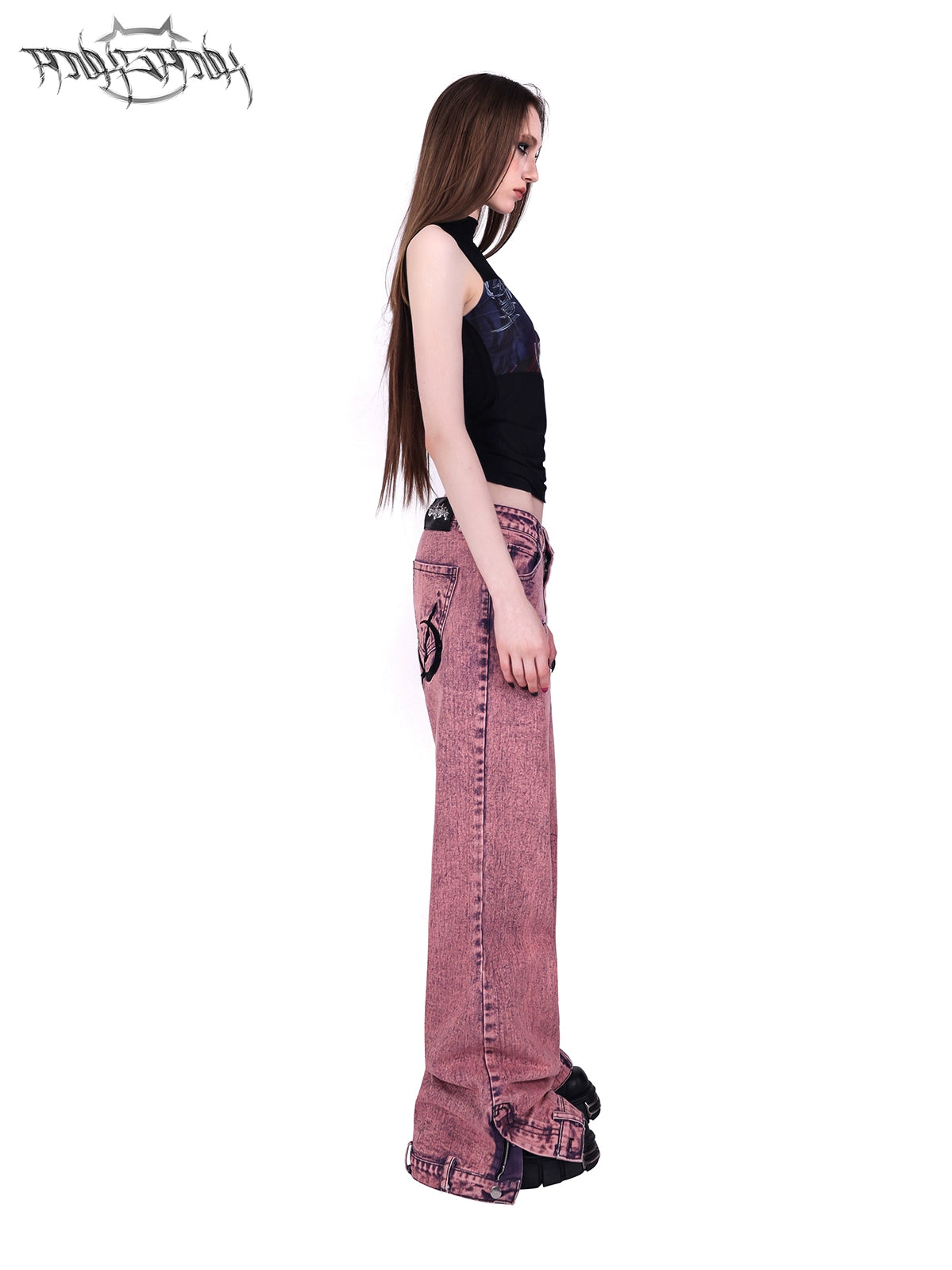 Electric Moon Split Jeans