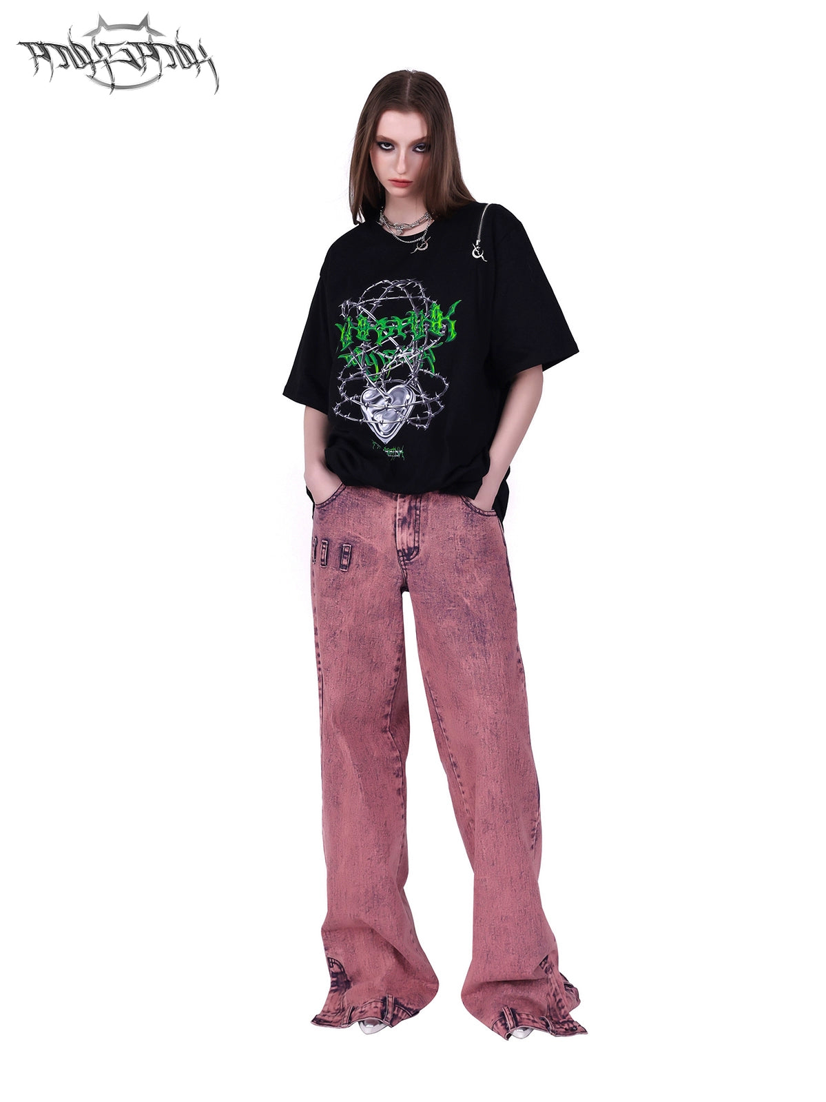 Electric Moon Split Jeans