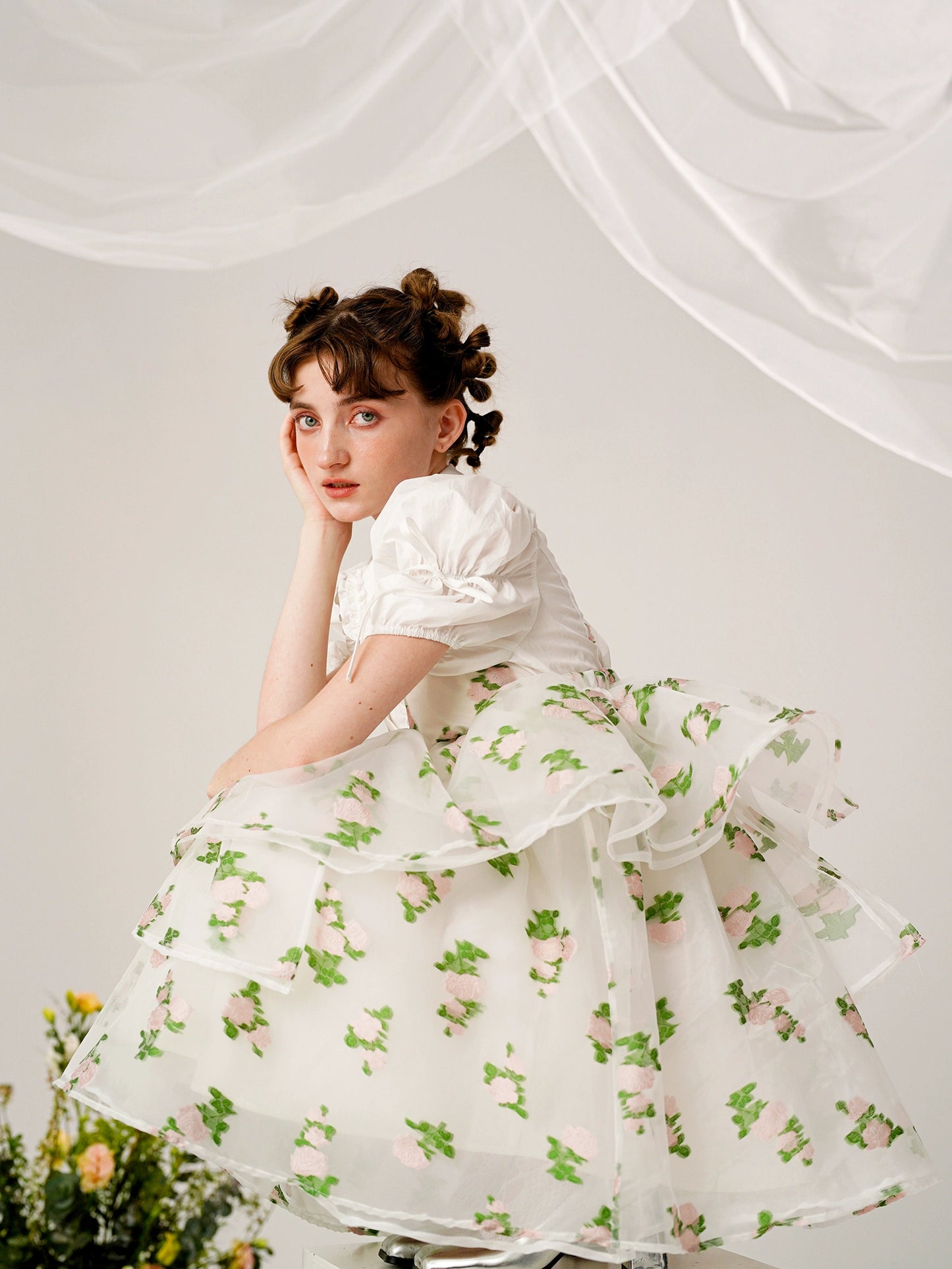 Robe de nœud de fée fleur