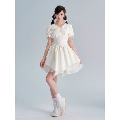 Off White Rose Slim Dress