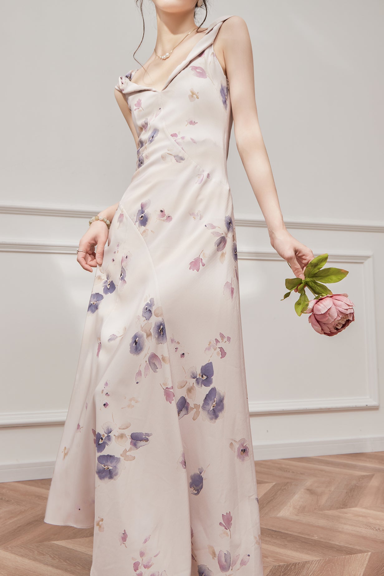 Floral V-Neck Dress