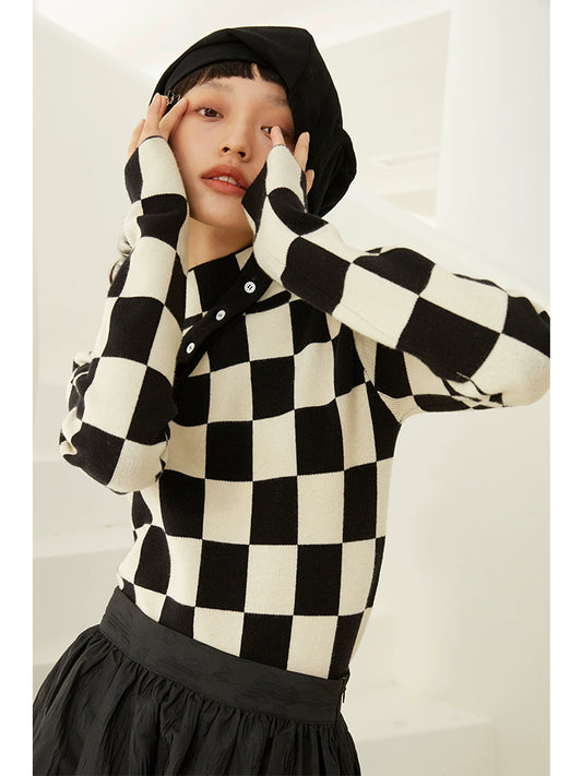 Checkerboard - Winter Crowd Sweater