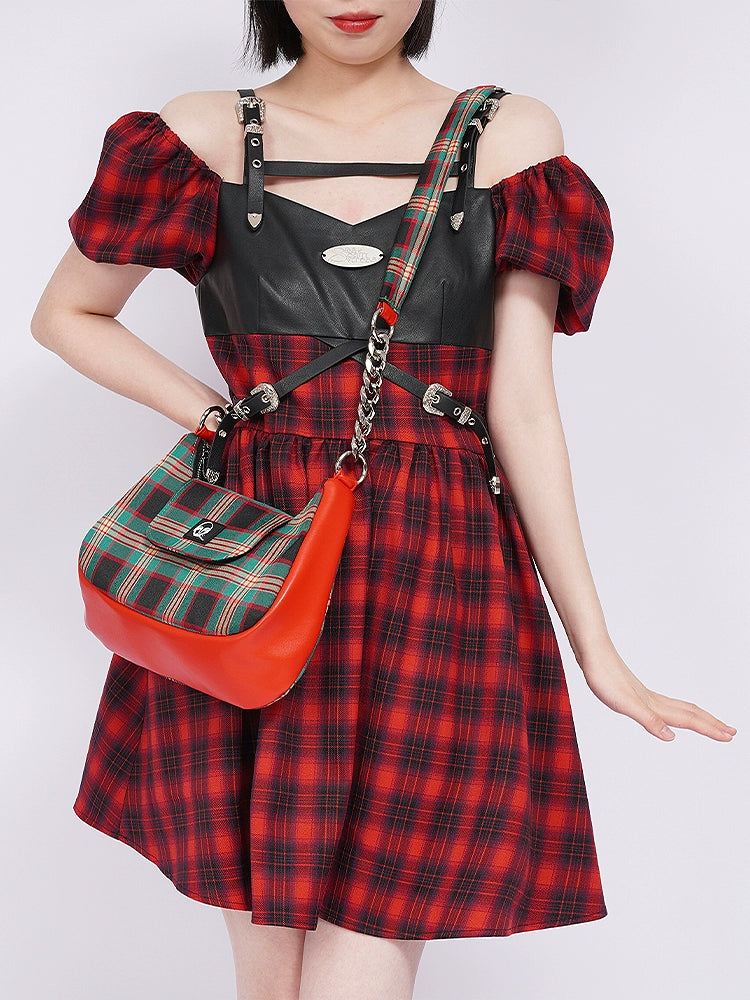 Spicy Checker Underarm Bag