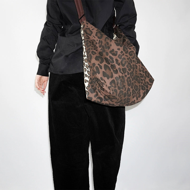 Леопардовый одно плечо для пригородной сумки