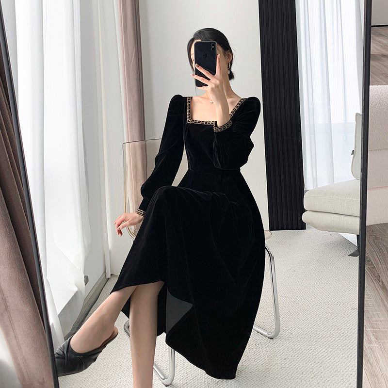 Black Velvet Dress