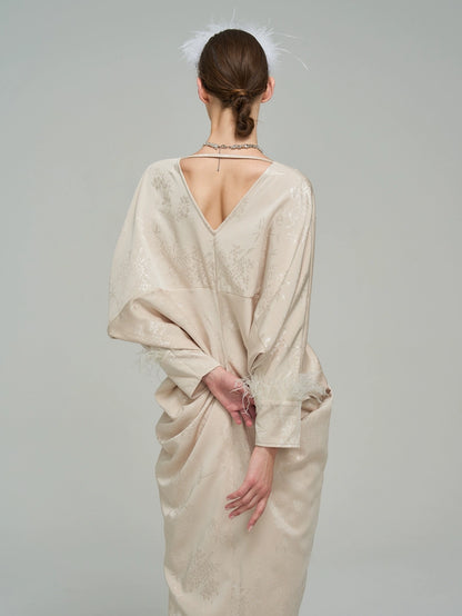 Bat Sleeve Morning Robe