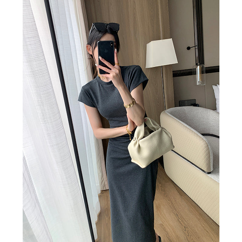 grey office dress Gray Linen Pencil Dress, Summer Office Dress, Women Dress, Wedding Guest Dress, Elegant Dress, Mod Dress, Business Dresses, Prom Dress