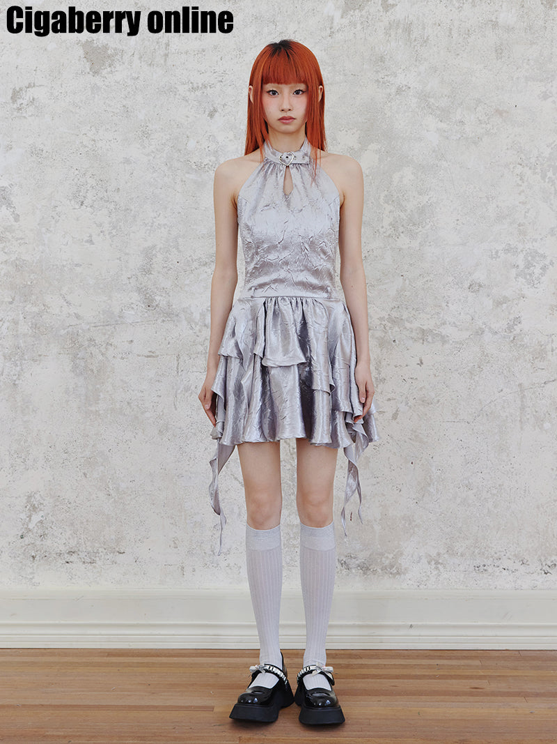 AI Ballet Velvet Dress