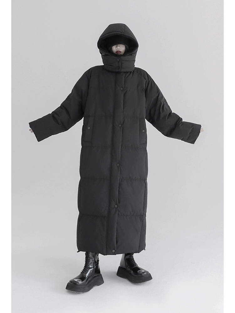 Warm Spliced Fleece Down Coat