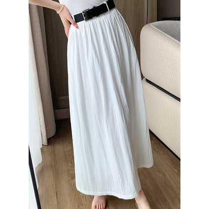 2023 Autumn White Skirt