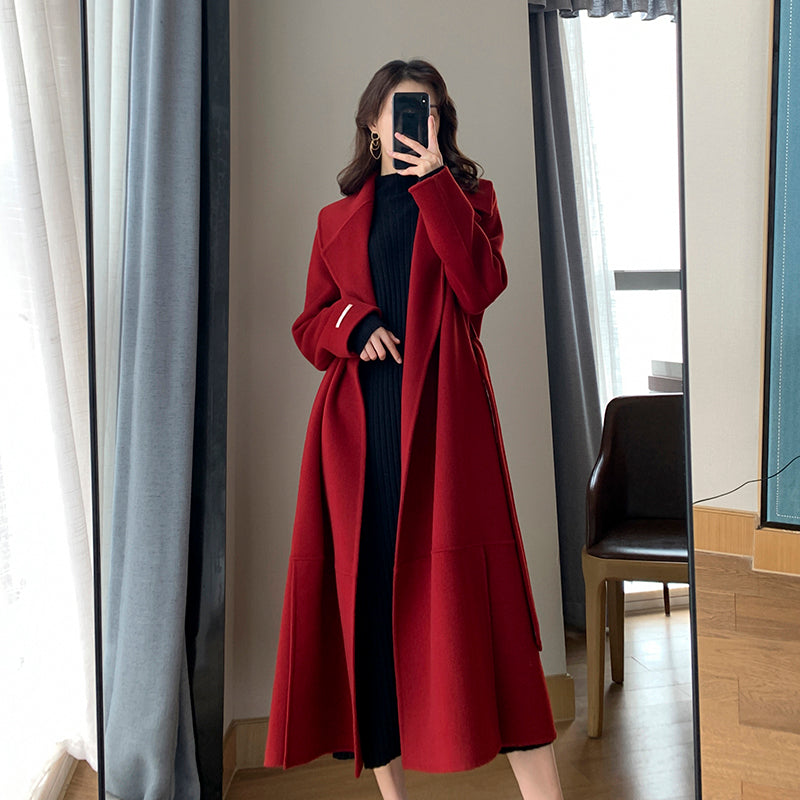 Red Wool Coat - Winter