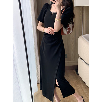 Slim Fit Black Dress