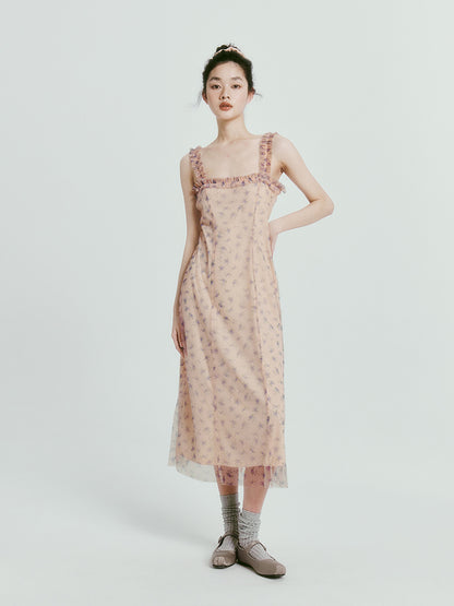 Dreamy Floral Mesh Dress