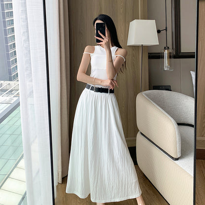 2023 Autumn White Skirt