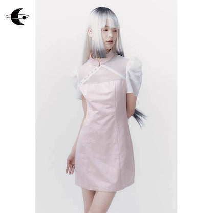 Vestido chino de rosa qipao