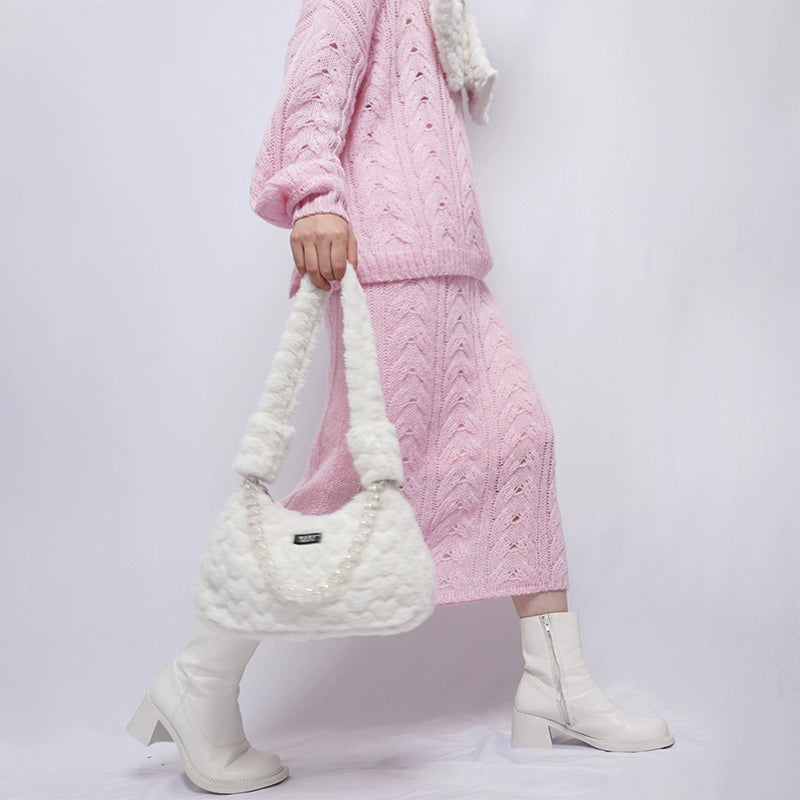 Plush Animal Pattern Bag