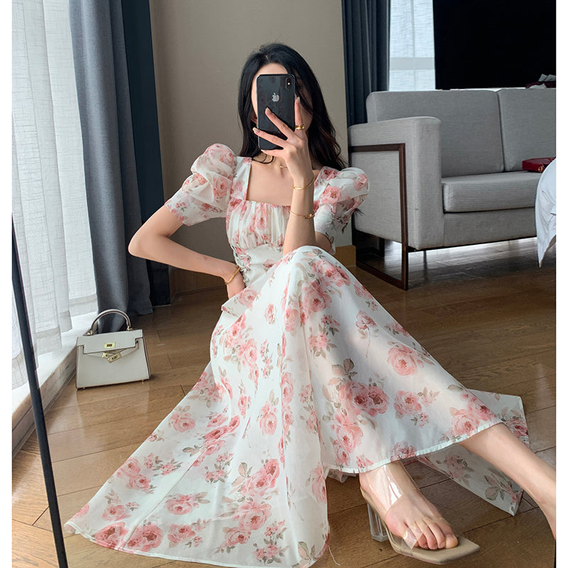 Gentle Flower Long Dress