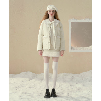 White Down Warm Coat