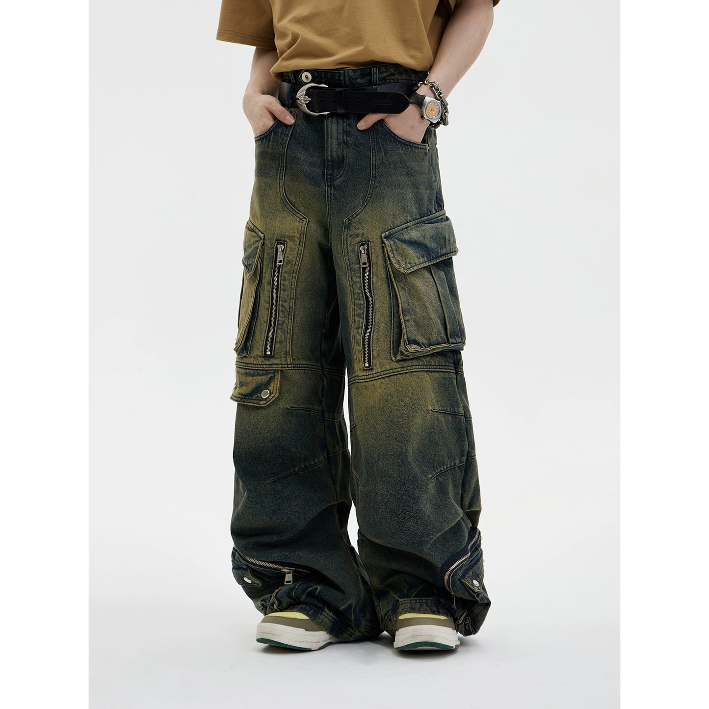 Retro Workwear - Multi Pocket Jeans