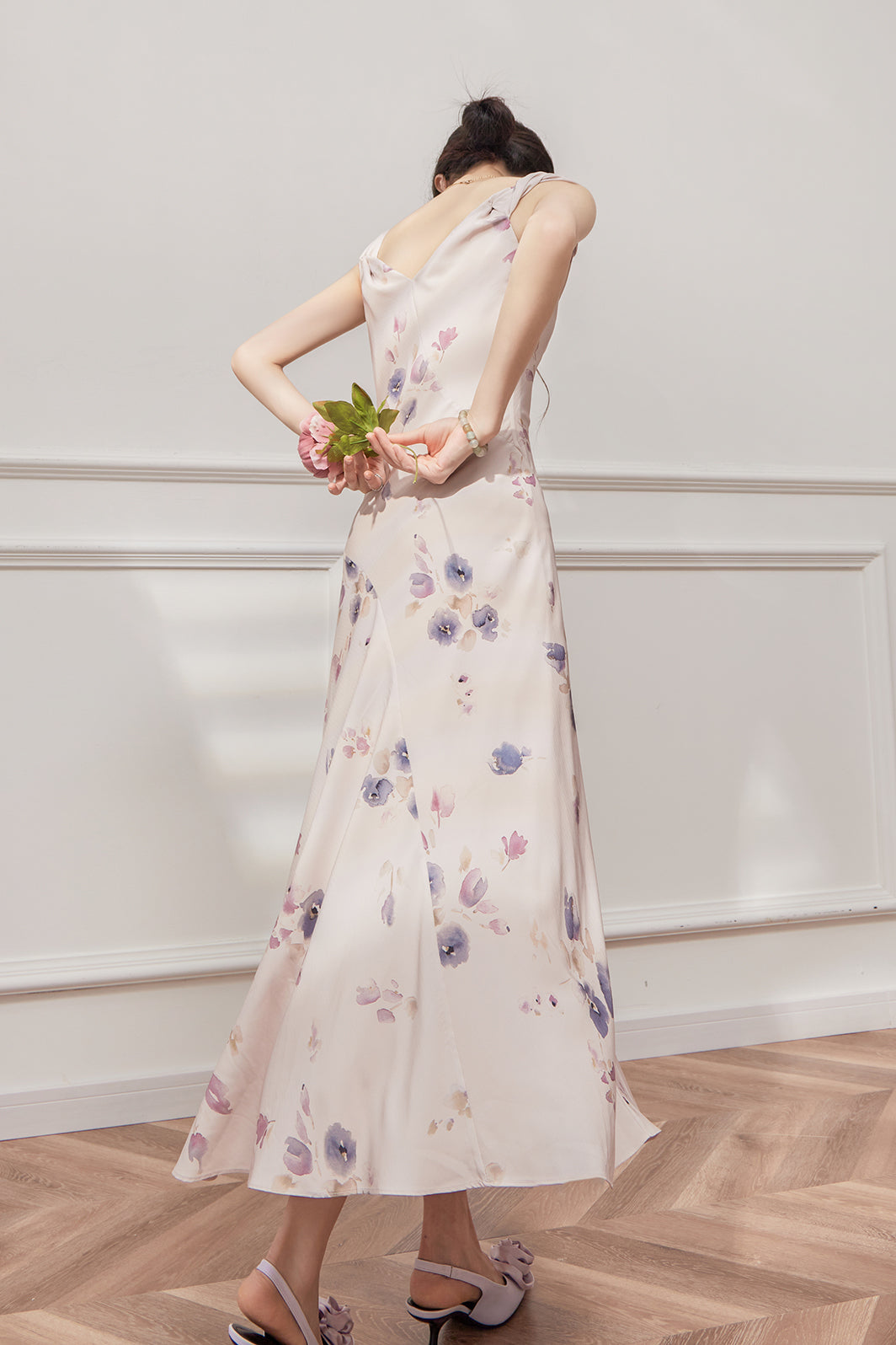 Floral V-Neck Dress