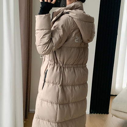Hooded White Duck Down Jacket