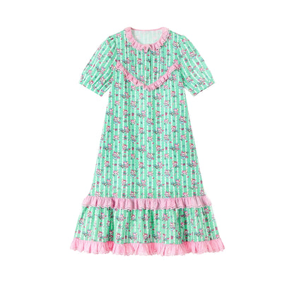 Bear Green Lace Dress