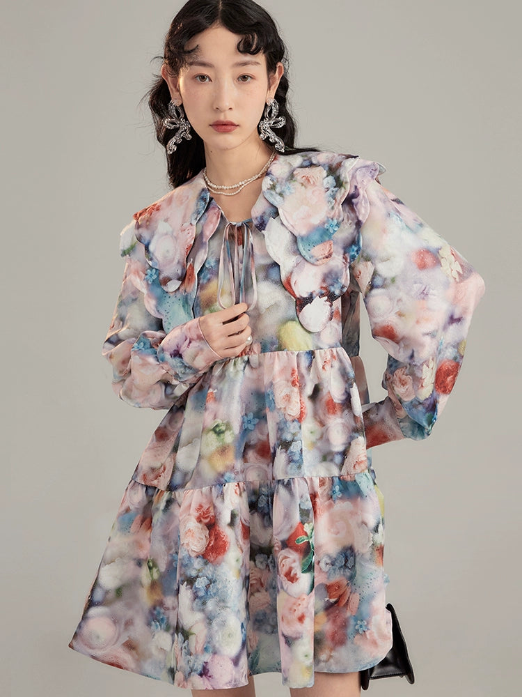 Robe d'automne du jardin de printemps de l'oreille