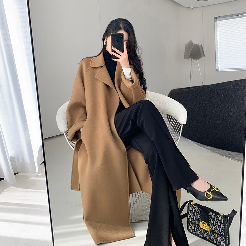 Fashion Forward: Dual-Fabric Wool Coat