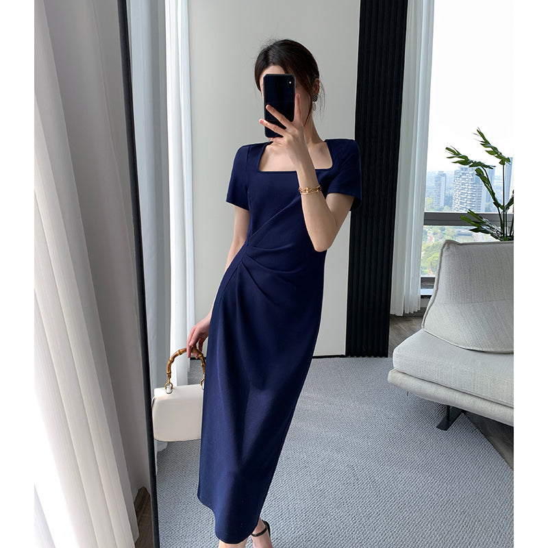 Navy Goddess Midi